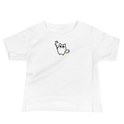 Baby Jersey Short Sleeve Tee Little Ghost Painting