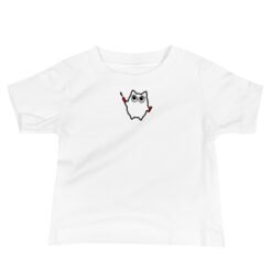Baby Jersey Short Sleeve Tee Little Ghost Makeup