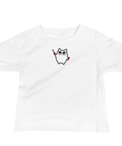 Baby Jersey Short Sleeve Tee Little Ghost Makeup