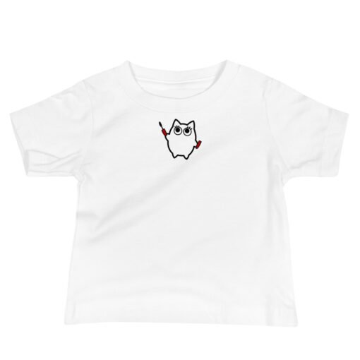 Baby Jersey Short Sleeve Tee Little Ghost Makeup