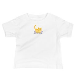 Baby Jersey Short Sleeve Tee Orange Cat Outdoor