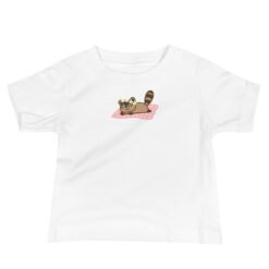 Baby Jersey Short Sleeve Tee Raccoon Picnic