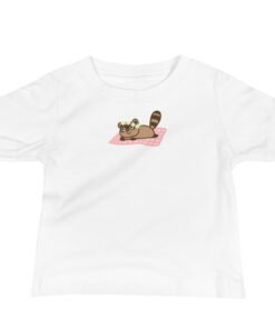 Baby Jersey Short Sleeve Tee Raccoon Picnic