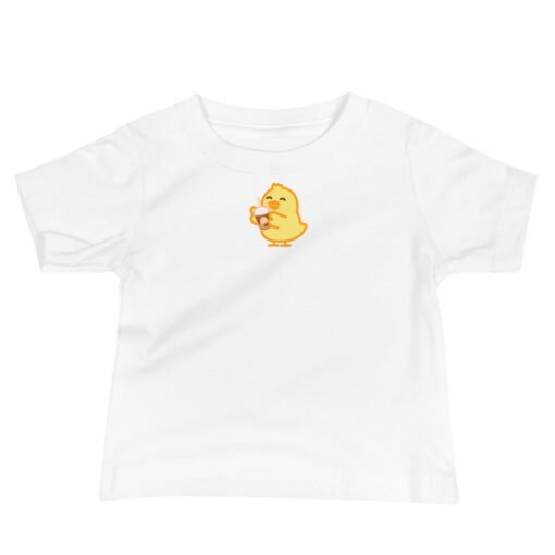 Baby Jersey Short Sleeve Tee Baby Chick Coffee