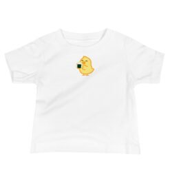 Baby Jersey Short Sleeve Tee Baby Chick Coffee