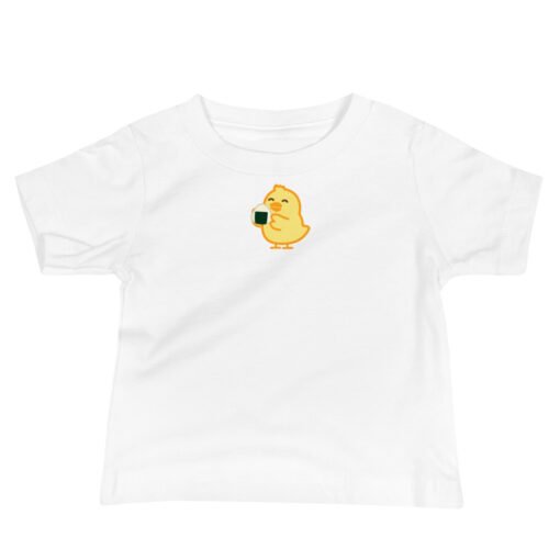 Baby Jersey Short Sleeve Tee Baby Chick Coffee