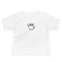 Baby Jersey Short Sleeve Tee Little Ghost Makeup