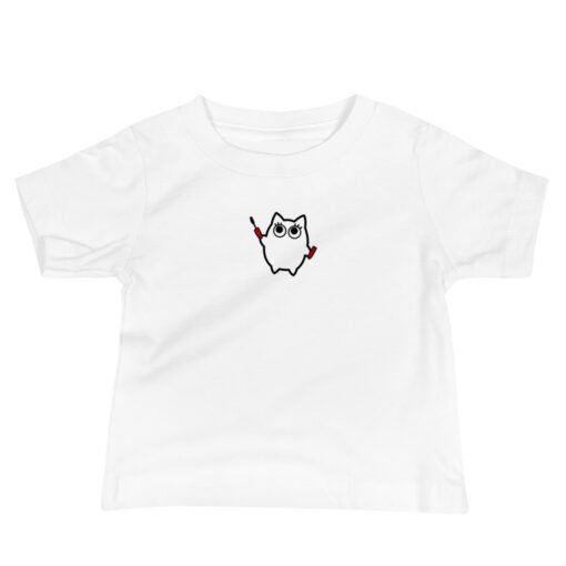 Baby Jersey Short Sleeve Tee Little Ghost Makeup