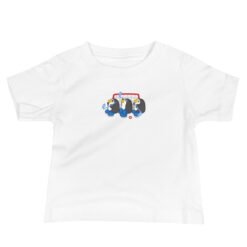 Baby Jersey Short Sleeve Tee Penguin Team Hockey
