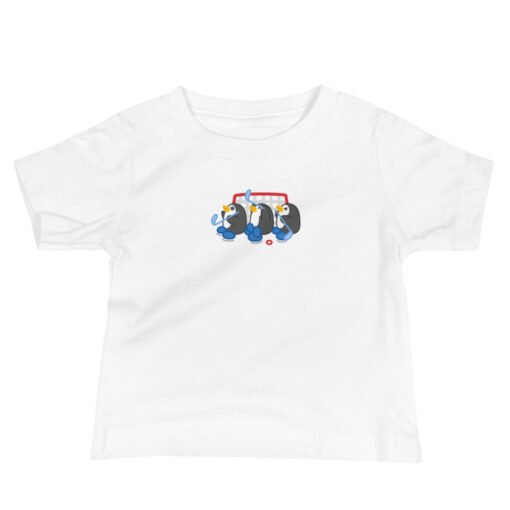 Baby Jersey Short Sleeve Tee Penguin Team Hockey