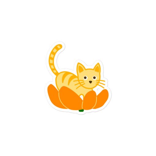 Bubble-free stickers Orange Cat Orange Peel - Image 2