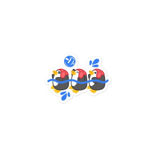 Bubble-free stickers Penguin Team Waterpolo - Image 2