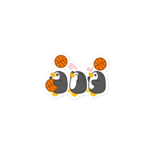 Bubble-free stickers Penguin Team Basketball - Image 2