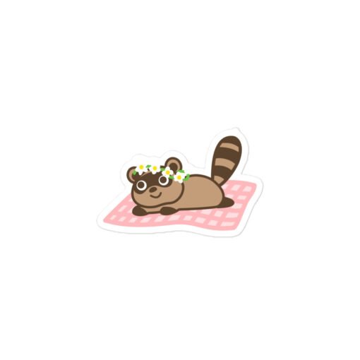 Bubble-free stickers Raccoon Picnic - Image 2