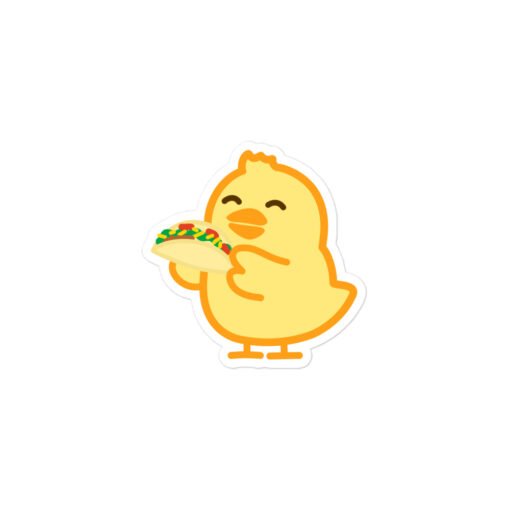 Bubble-free stickers Baby Chick Tacos - Image 2