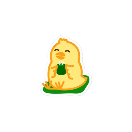 Bubble-free stickers Baby Chick Green Tea - Image 2