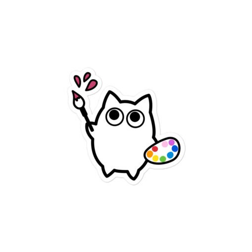 Bubble-free stickers Little Ghost Painting - Image 2