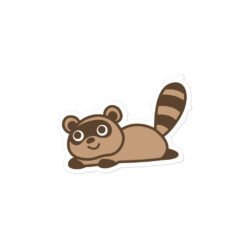 Bubble-free stickers Raccoon