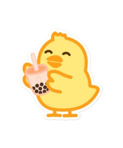 Bubble-free stickers Baby Chick Boba