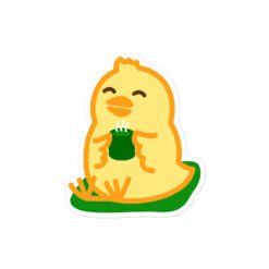 Bubble-free stickers Baby Chick Green Tea