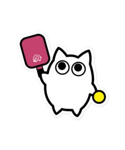 Bubble-free stickers Little Ghost Pickleball