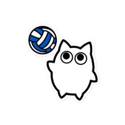 Bubble-free stickers Little Ghost Volleyball