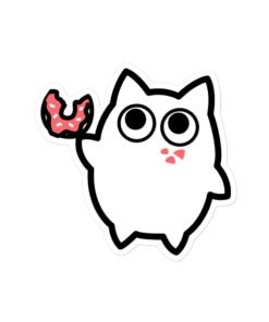 Bubble-free stickers Little Ghost Donuts