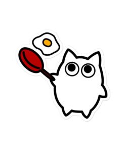 Bubble-free stickers Little Ghost Cooking