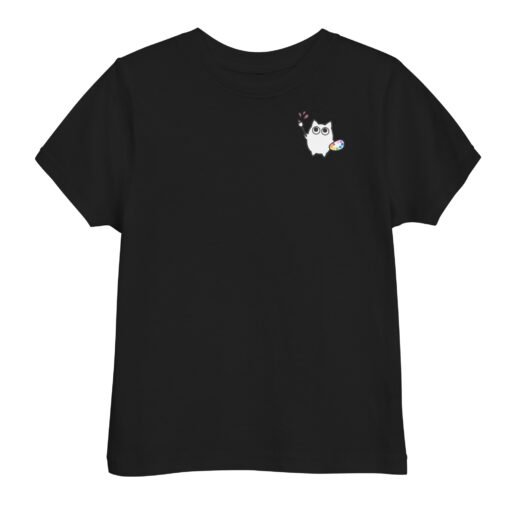 Toddler jersey t-shirt Little Ghost Painting - Image 2
