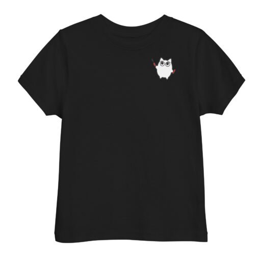 Toddler jersey t-shirt Little Ghost Makeup - Image 2