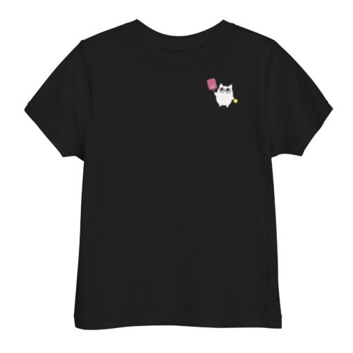 Toddler jersey t-shirt Little Ghost Pickleball - Image 2
