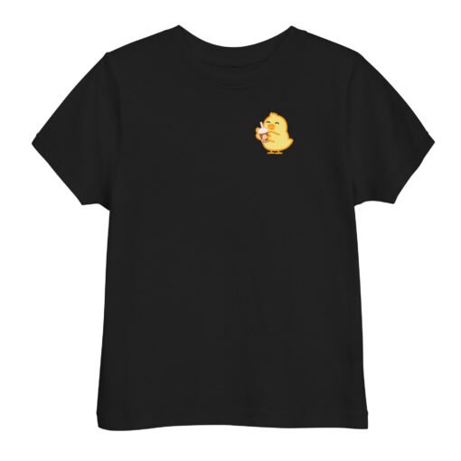 Toddler jersey t-shirt Baby Chick Coffee - Image 2