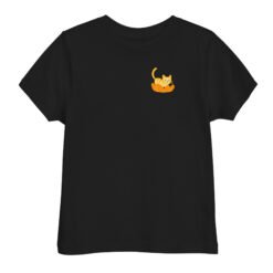 Alternative view of Toddler jersey t-shirt Orange Cat Orange Peel
