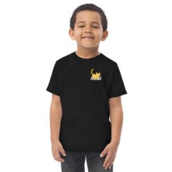 Toddler jersey t-shirt Orange Cat Outdoor