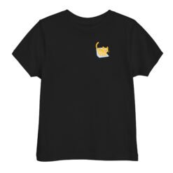 Alternative view of Toddler jersey t-shirt Orange Cat Laptop