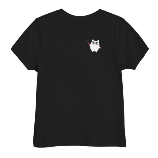 Toddler jersey t-shirt Little Ghost Makeup - Image 2