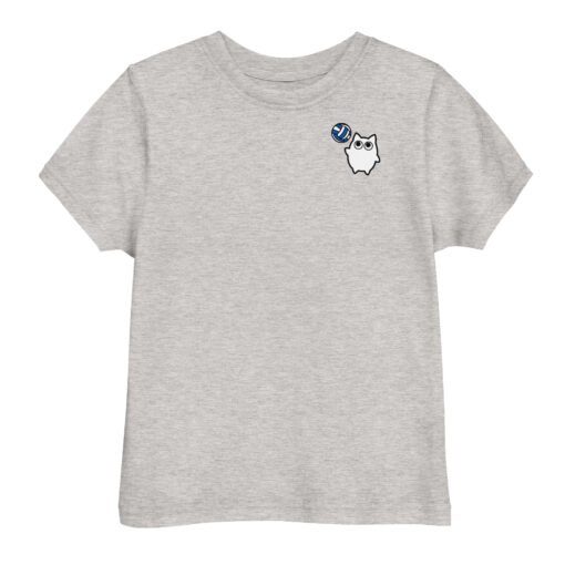 Toddler jersey t-shirt Little Ghost Volleyball - Image 4
