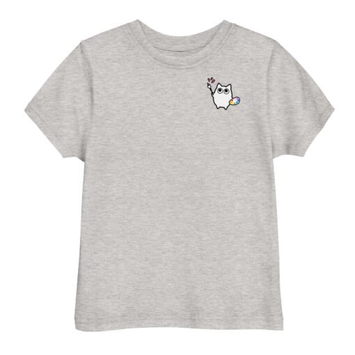 Toddler jersey t-shirt Little Ghost Painting - Image 4