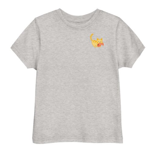 Toddler jersey t-shirt Orange Cat Fish - Image 4