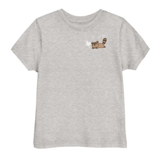 Toddler jersey t-shirt Raccoon Dandelion - Image 4