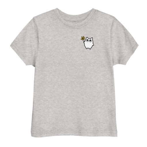 Toddler jersey t-shirt Little Ghost Flower - Image 4
