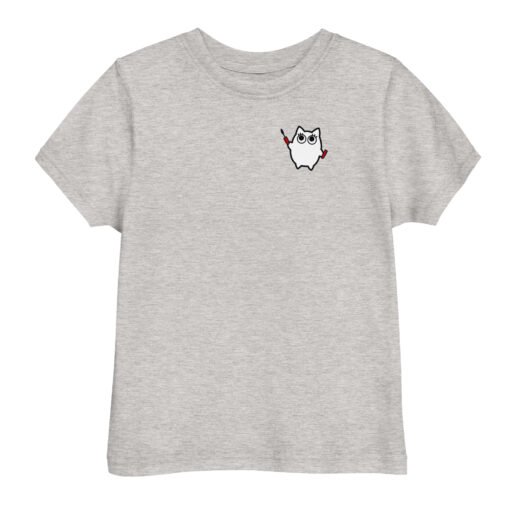 Toddler jersey t-shirt Little Ghost Makeup - Image 4