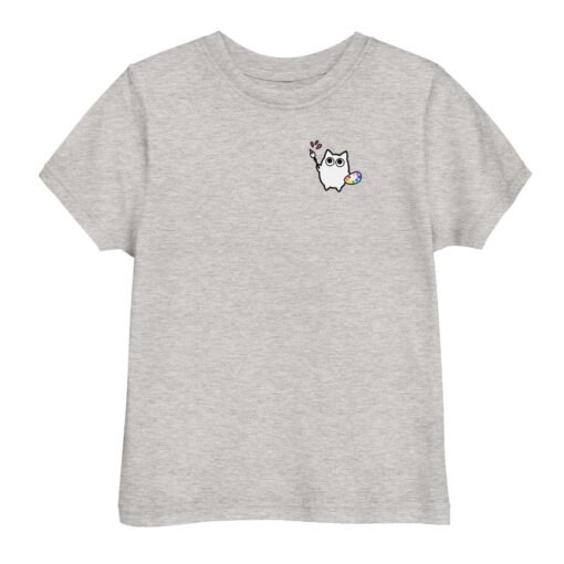 Toddler jersey t-shirt Little Ghost Painting - Image 4