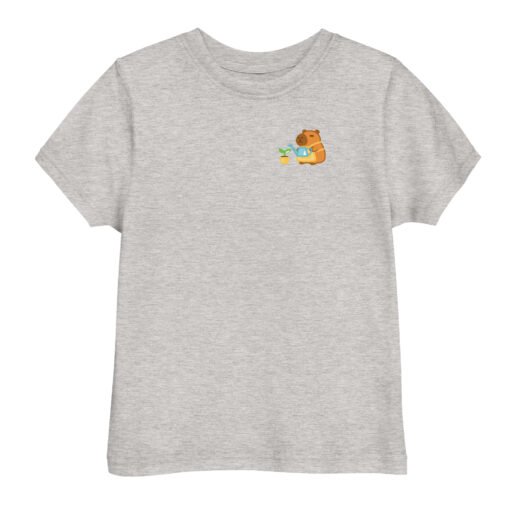 Toddler jersey t-shirt Gardening Capybara - Image 4