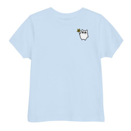 Toddler jersey t-shirt Little Ghost Flower - Image 5