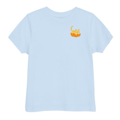 Toddler jersey t-shirt Orange Cat Orange Peel - Image 5