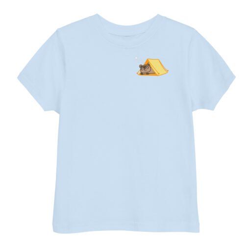 Toddler jersey t-shirt Raccoon Camping - Image 5