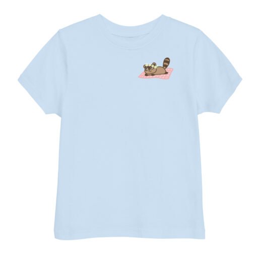 Toddler jersey t-shirt Raccoon Picnic - Image 5