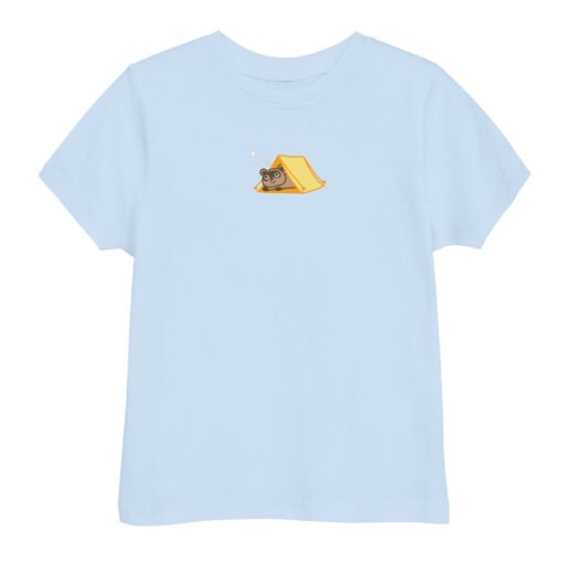 Toddler jersey t-shirt Raccoon Camping - Image 5