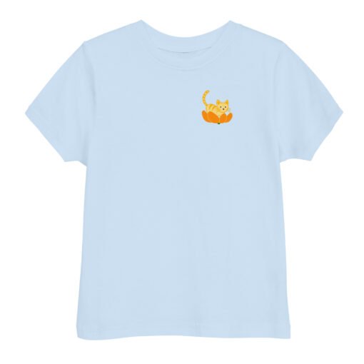 Toddler jersey t-shirt Orange Cat Orange Peel - Image 5